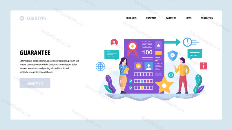 Vektorové webové stránky design šablony. Řídicí panel projektu. Komunikace obchodního týmu. Koncepty vstupní stránky pro vývoj webových stránek a mobilních zařízení. Moderní byt ilustrace.