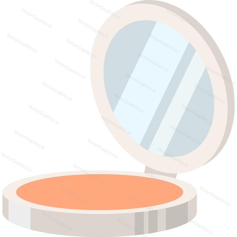 Face powder vector icon isolated on white background