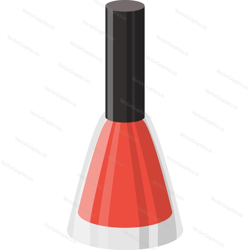 Nail polish vector icon isolated on white background