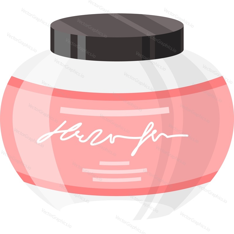 Body cosmetics vector icon isolated on white background