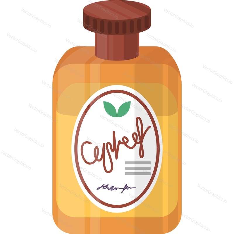 Bodycare product vector icon isolated on white background