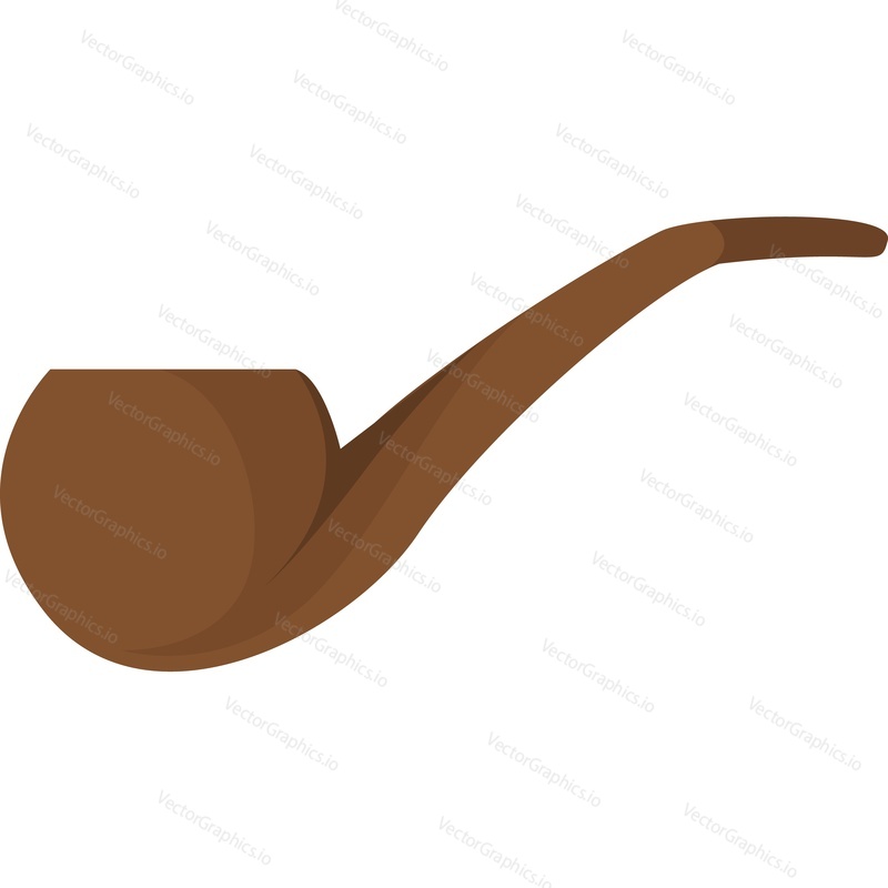 kouření potrubí vektorové ikony izolovaných na bílém pozadí.