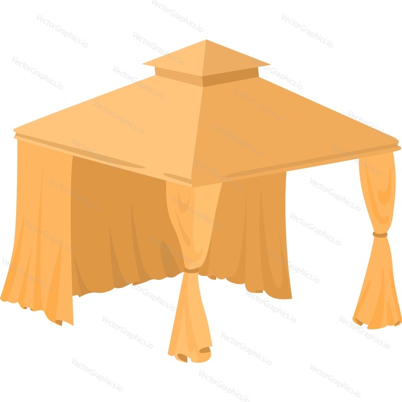 Luxury tent vector icon isolated on white background