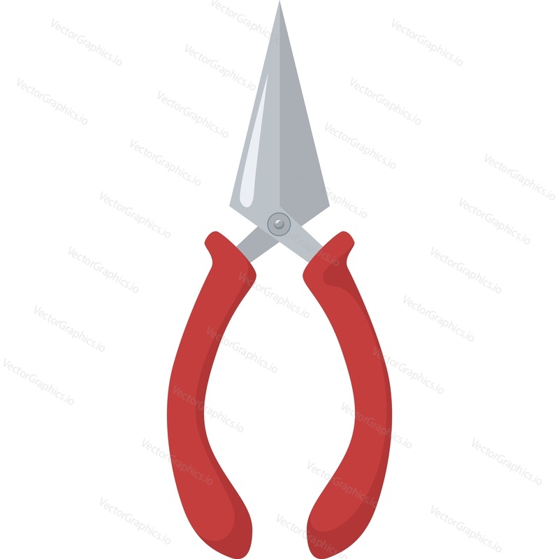 Shoemaker end cutters vector icon isolated on white background