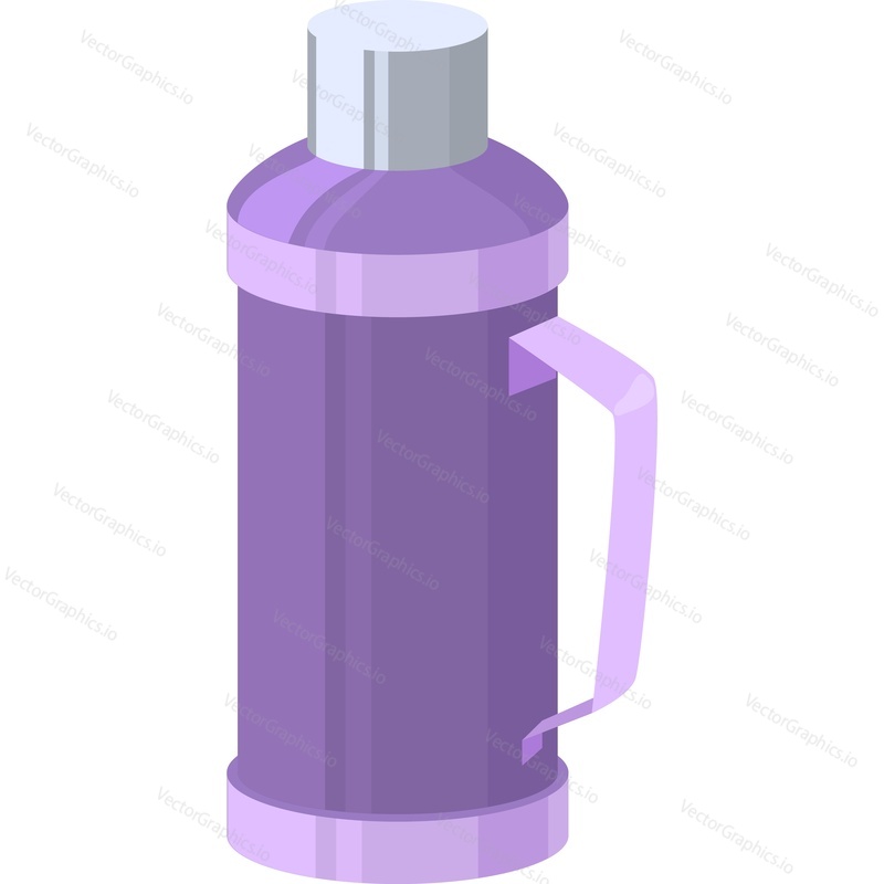 thermos vector icon isolated on white background