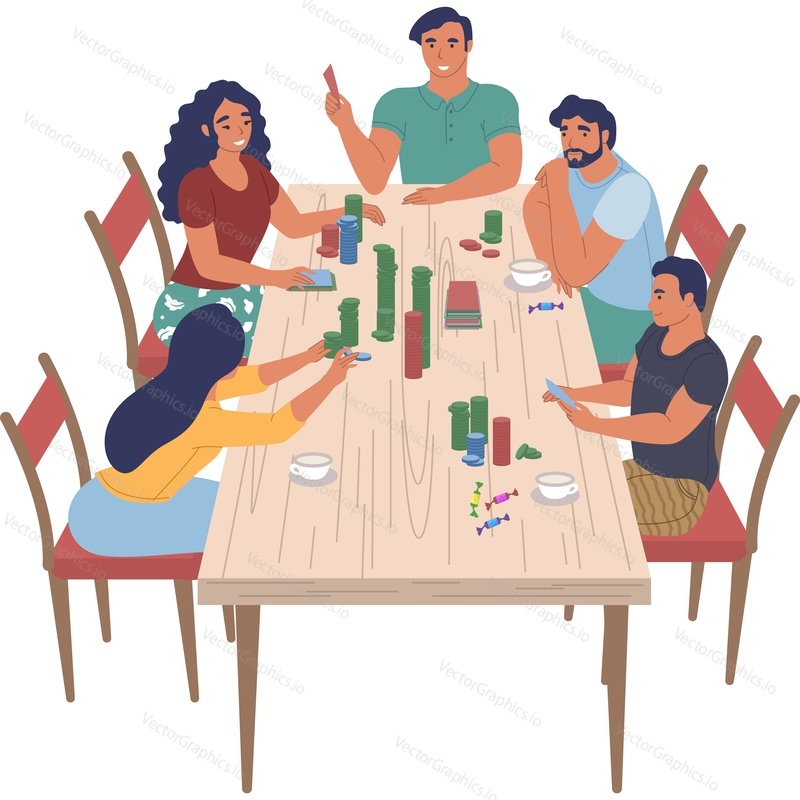 Family playing board games vector icon isolated on white background
