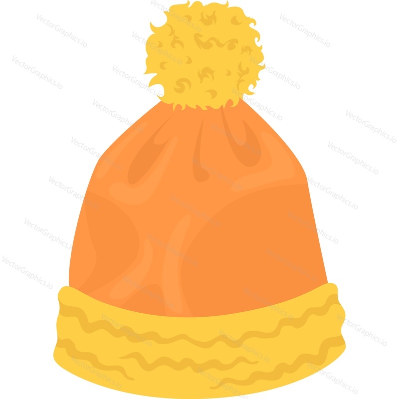 Warm hat vector icon isolated on white background