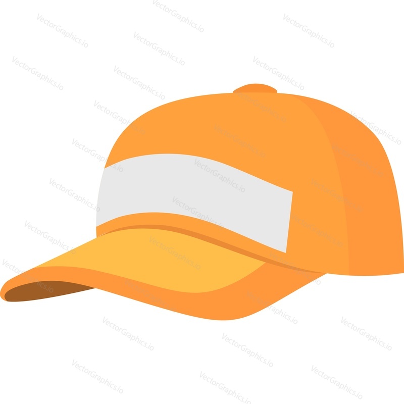 Male cap vector icon isolated on white background