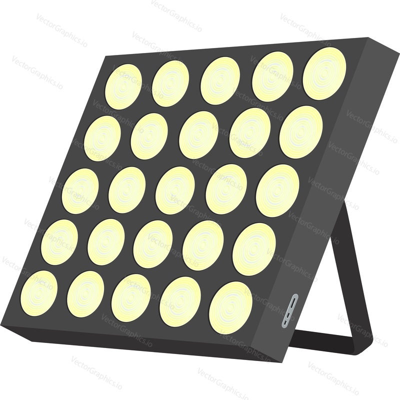 Huge spotlight vector icon isolated on white background