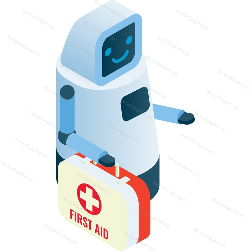 Значок робота для оказания первой
