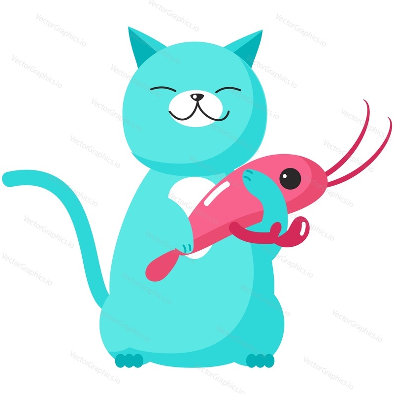 Zodiac cat cancer vector cute horoscope icon sign. Funny astrology cartoon design. Doodle zodiacal kitten animal illustration isolated on white background