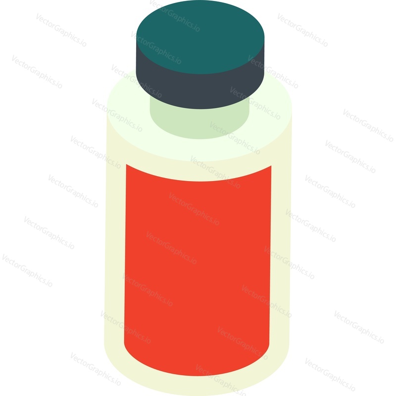 Pills bottle icon. Vitamin jar vector. Supplement plastic container isolated on white. Medicine, drugstore or veterinarian pet shop symbol